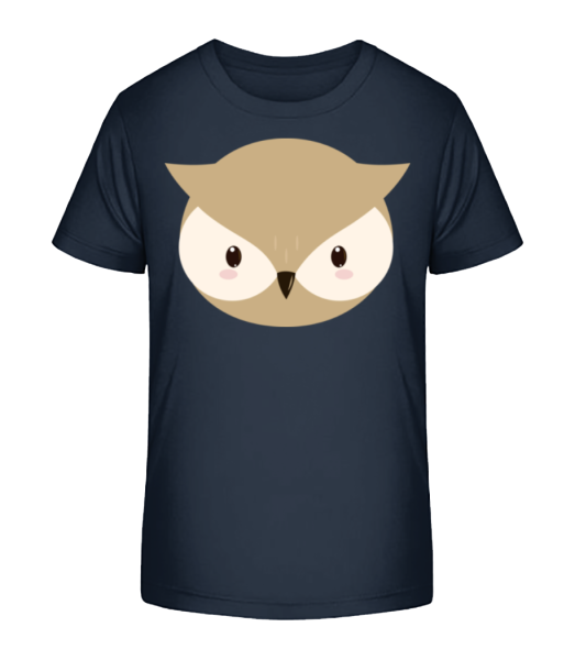 Owl Comic - Detské Bio tričko Stanley Stella - Namořnická modrá - Napřed