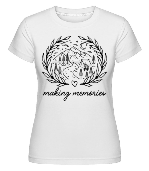Making Memories -  Shirtinator tričko pro dámy - Bílá - Napřed