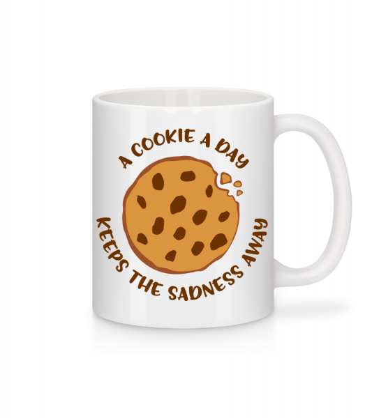 Cookie A Day - Keramický hrnek - Bílá - Napřed