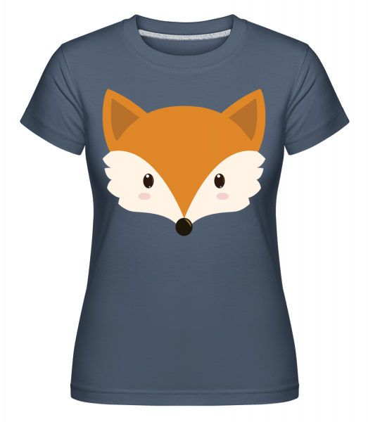 Fox Comic -  Shirtinator tričko pro dámy - Džínovina - Napřed