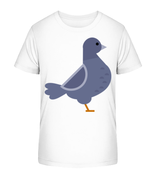 Pigeon Image - Detské Bio tričko Stanley Stella - Bílá - Napřed