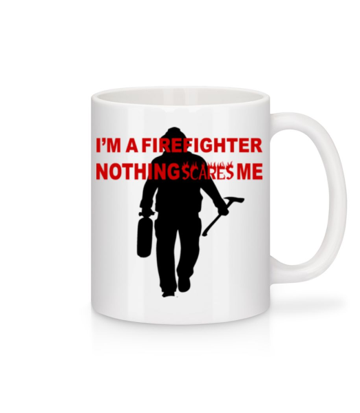 Jsem hasič - Keramický hrnek - Bílá - Napřed
