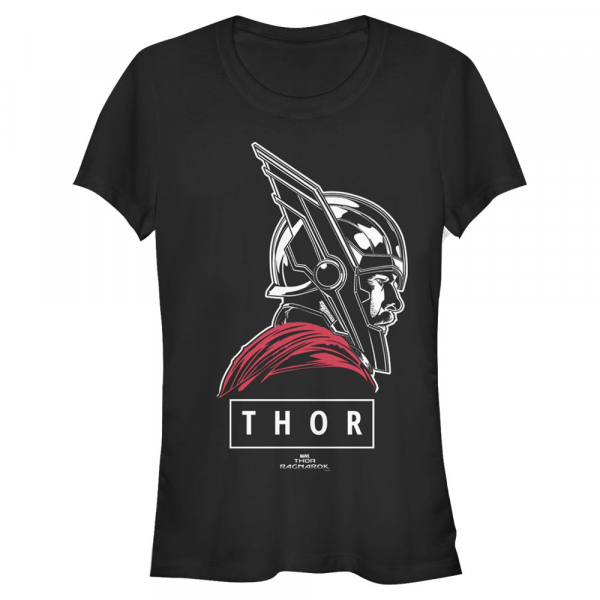 Marvel - Thor Ragnarok - Thor Of Asgard - Dámské Tričko - Černá - Napřed