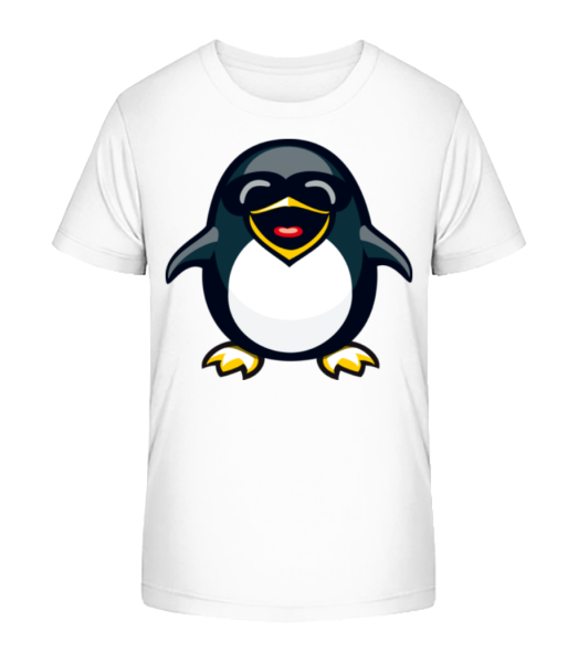 Cool Penguin - Detské Bio tričko Stanley Stella - Bílá - Napřed