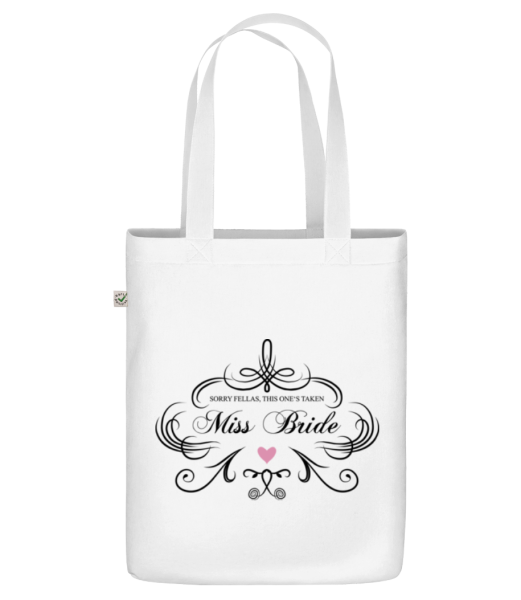slečna Bride - Organická taška - Bílá - Napřed