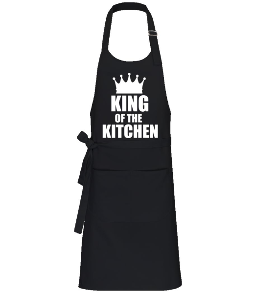 King Of the Kitchen - Profesionální zástĕra - Černá - Napřed