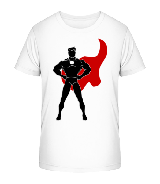 Superhero Standing - Detské Bio tričko Stanley Stella - Bílá - Napřed