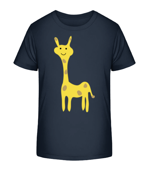 Kids Comic - Giraffe - Detské Bio tričko Stanley Stella - Namořnická modrá - Napřed