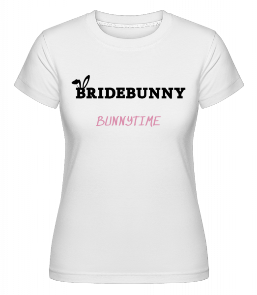 Bridebunny Bunnytime -  Shirtinator tričko pro dámy - Bílá - Napřed
