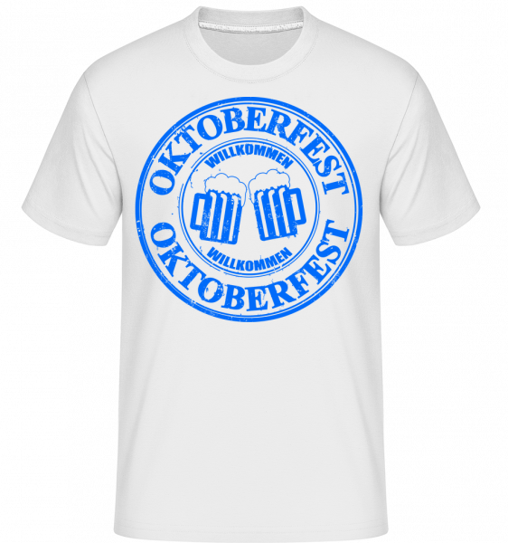 Oktoberfest Logo -  Shirtinator tričko pro pány - Bílá - Napřed