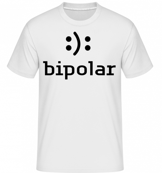 Bipolární -  Shirtinator tričko pro pány - Bílá - Napřed
