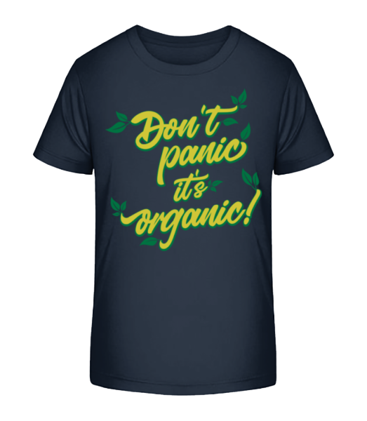 Dont Panic Its Organic - Detské Bio tričko Stanley Stella - Namořnická modrá - Napřed
