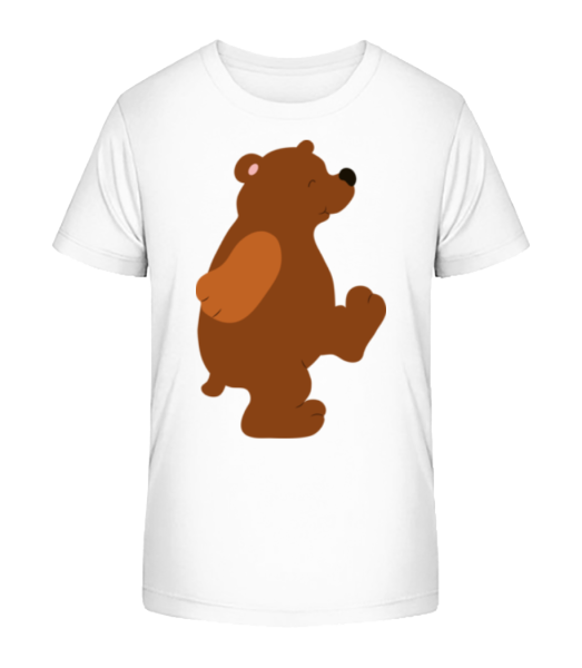 Děti Comic - Bear - Detské Bio tričko Stanley Stella - Bílá - Napřed