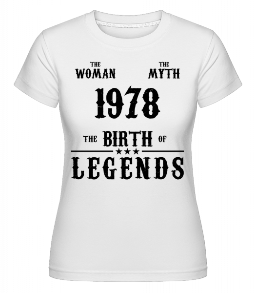 Mýtus Žena 1968 -  Shirtinator tričko pro dámy - Bílá - Napřed