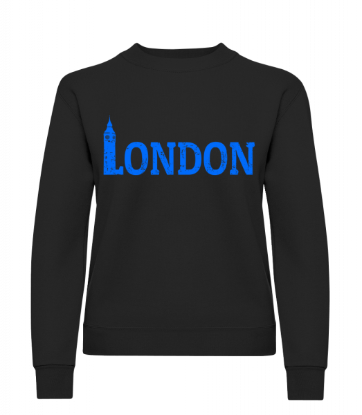 London UK - Klasická mikina pro dámy sg - černá - Napřed