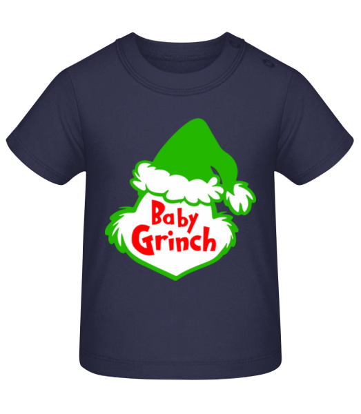 Baby Grinch - Tričko pro miminka - Namořnická modrá - Napřed