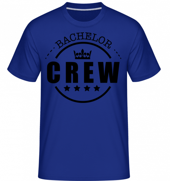 Bachelor Crew -  Shirtinator tričko pro pány - Královská modrá - Napřed
