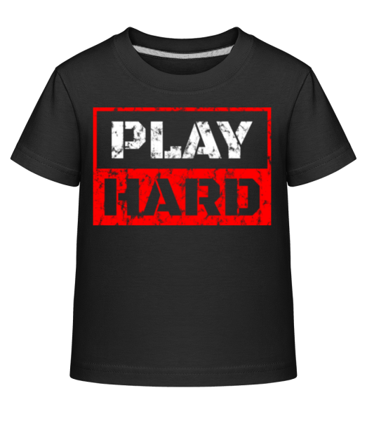 Play Hard - Dĕtské Shirtinator tričko - Černá - Napřed