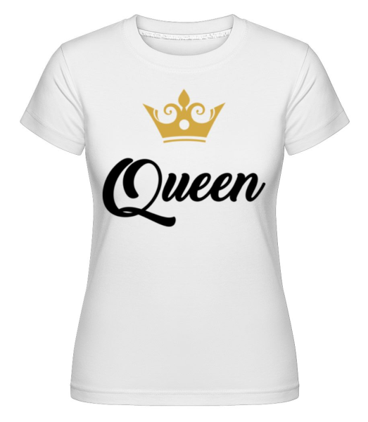 Queen -  Shirtinator tričko pro dámy - Bílá - Napřed