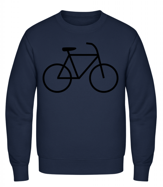 Bicycle - Klasická mikina sg - Namořnická modrá - Napřed