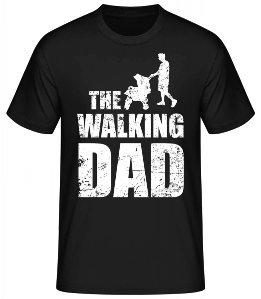 The Walking Dad - Pánské basic tričko - Černá - Napřed