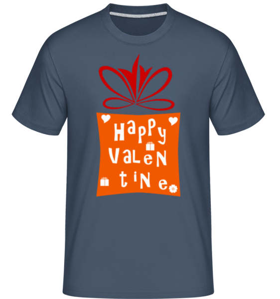 Šťastný Valentýn -  Shirtinator tričko pro pány - Džínovina - Napřed