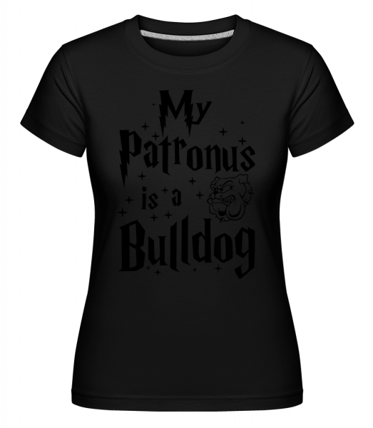 My Patronus Is A Bulldog -  Shirtinator tričko pro dámy - Černá - Napřed