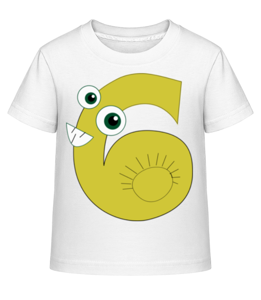 šest Snails - Dĕtské Shirtinator tričko - Bílá - Napřed