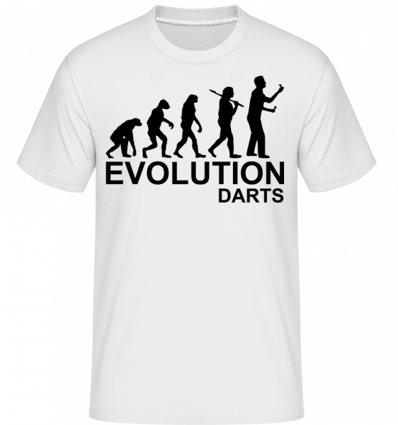 Šipky evoluce -  Shirtinator tričko pro pány - Bílá - Napřed