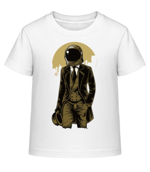 Classic Astronaut - Dĕtské Shirtinator tričko - Bílá - Napřed