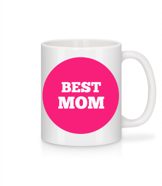 Best Mom - Keramický hrnek - Bílá - Napřed