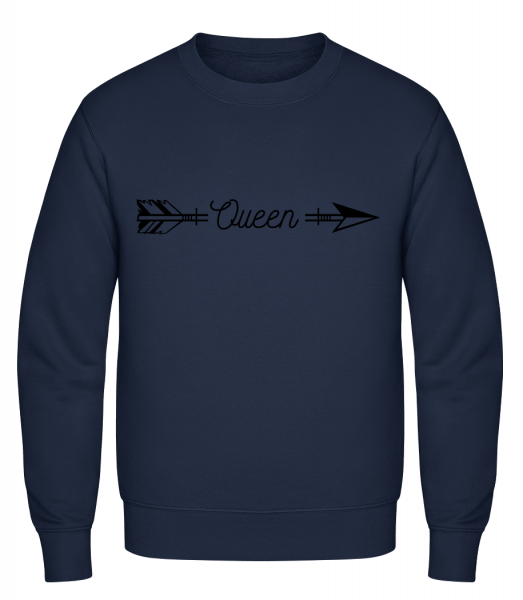 Queen Arrow - Klasická mikina sg - Namořnická modrá - Napřed