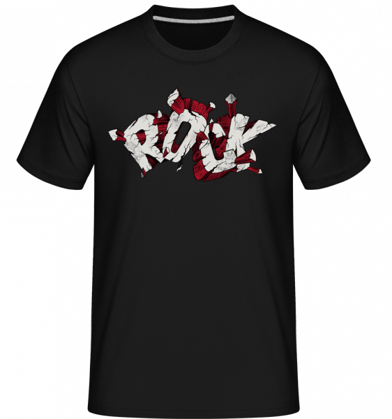 rock Intense -  Shirtinator tričko pro pány - Černá - Napřed