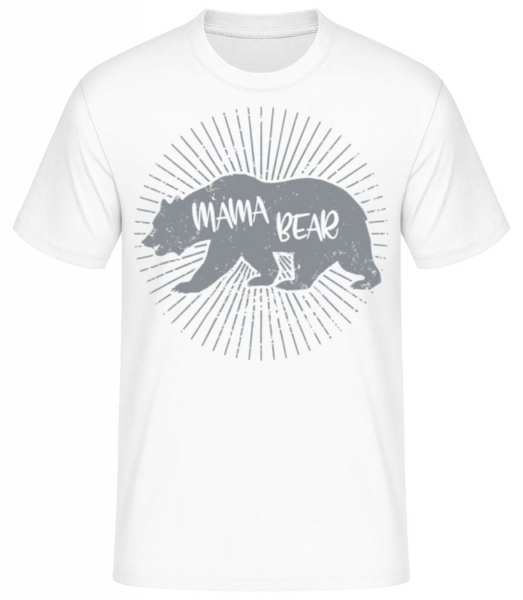 Mama Bear - Pánské basic tričko - Bílá - Napřed