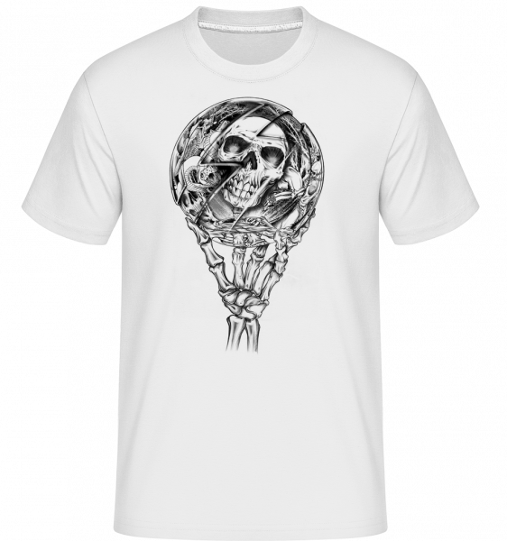 zrcadlo Mrtvého -  Shirtinator tričko pro pány - Bílá - Napřed