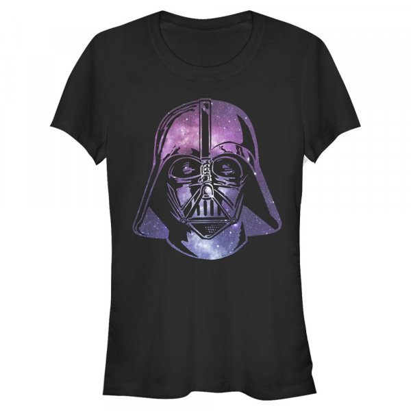 Star Wars - Darth Vader Vader Space Helmet - Dámské Tričko - Černá - Napřed