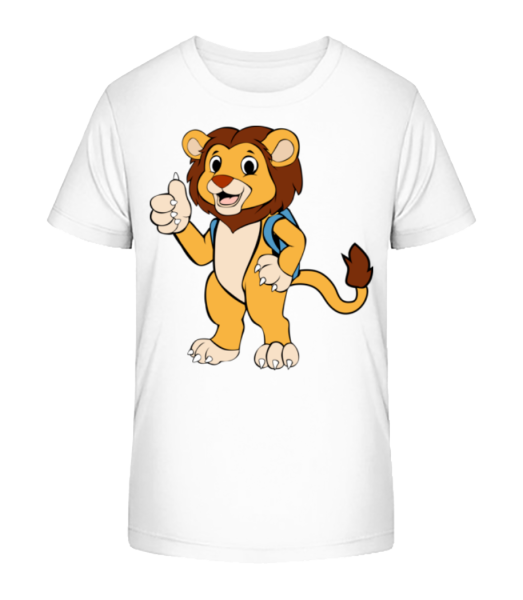 Cute Lion se sáčkem - Detské Bio tričko Stanley Stella - Bílá - Napřed